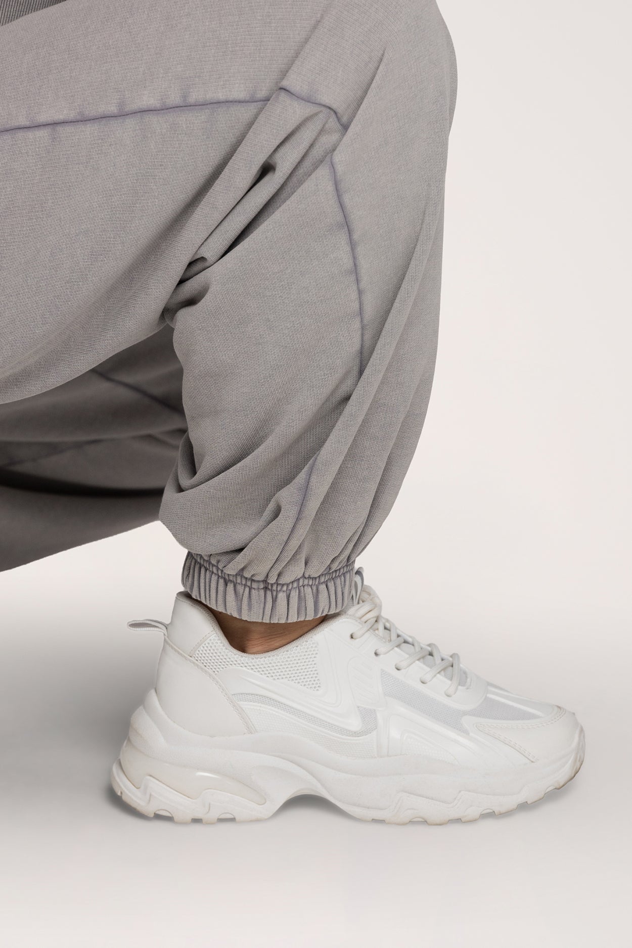 Спортен панталон с ластик Easy light grey
