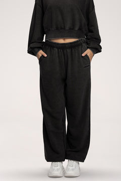 Спортен панталон с ластик Easy black