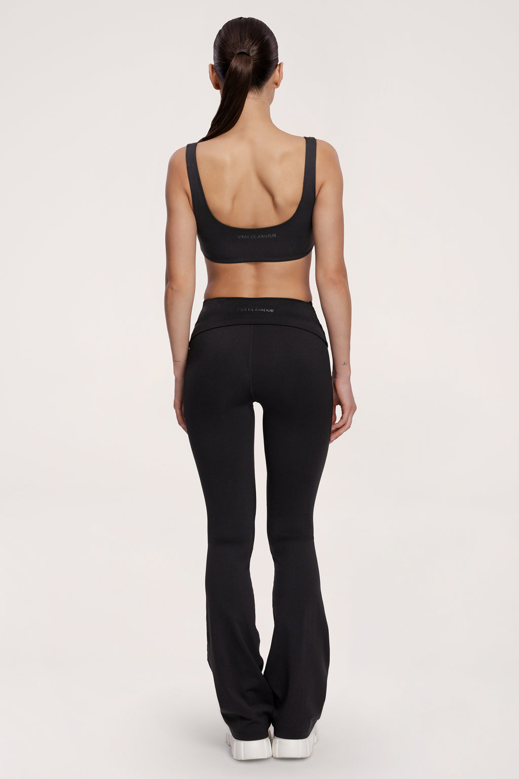 Клоширано спортно долнище Pilates Era black