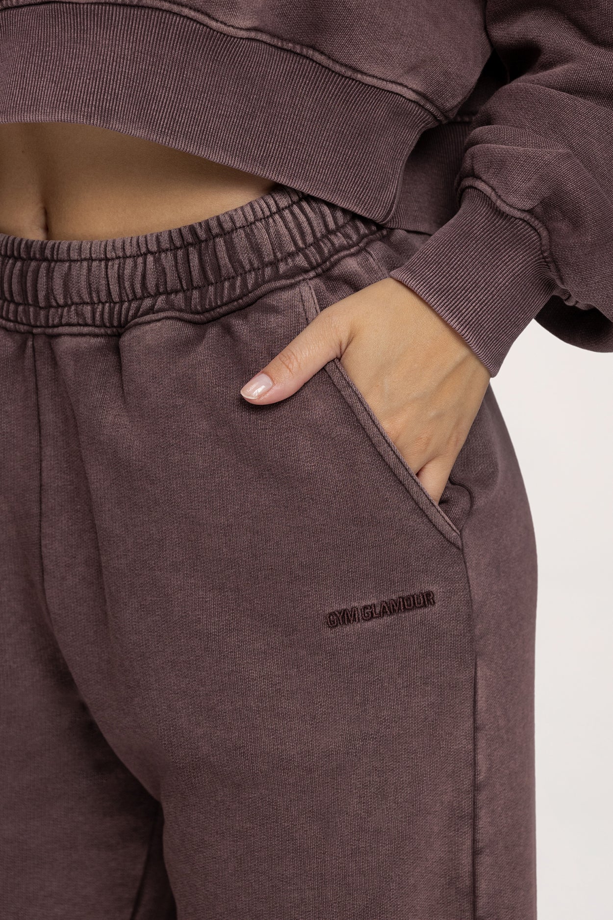 Спортен панталон с ластик Easy chocolate