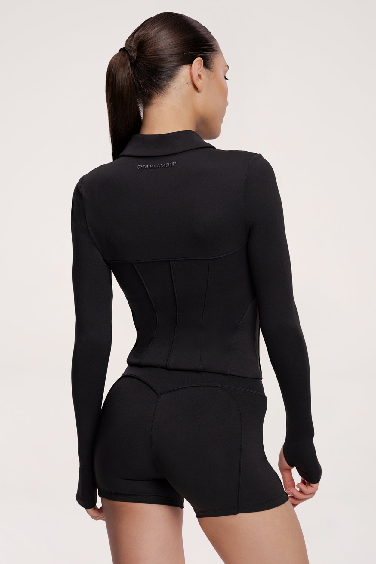 Суитшърт с цип pilates era black