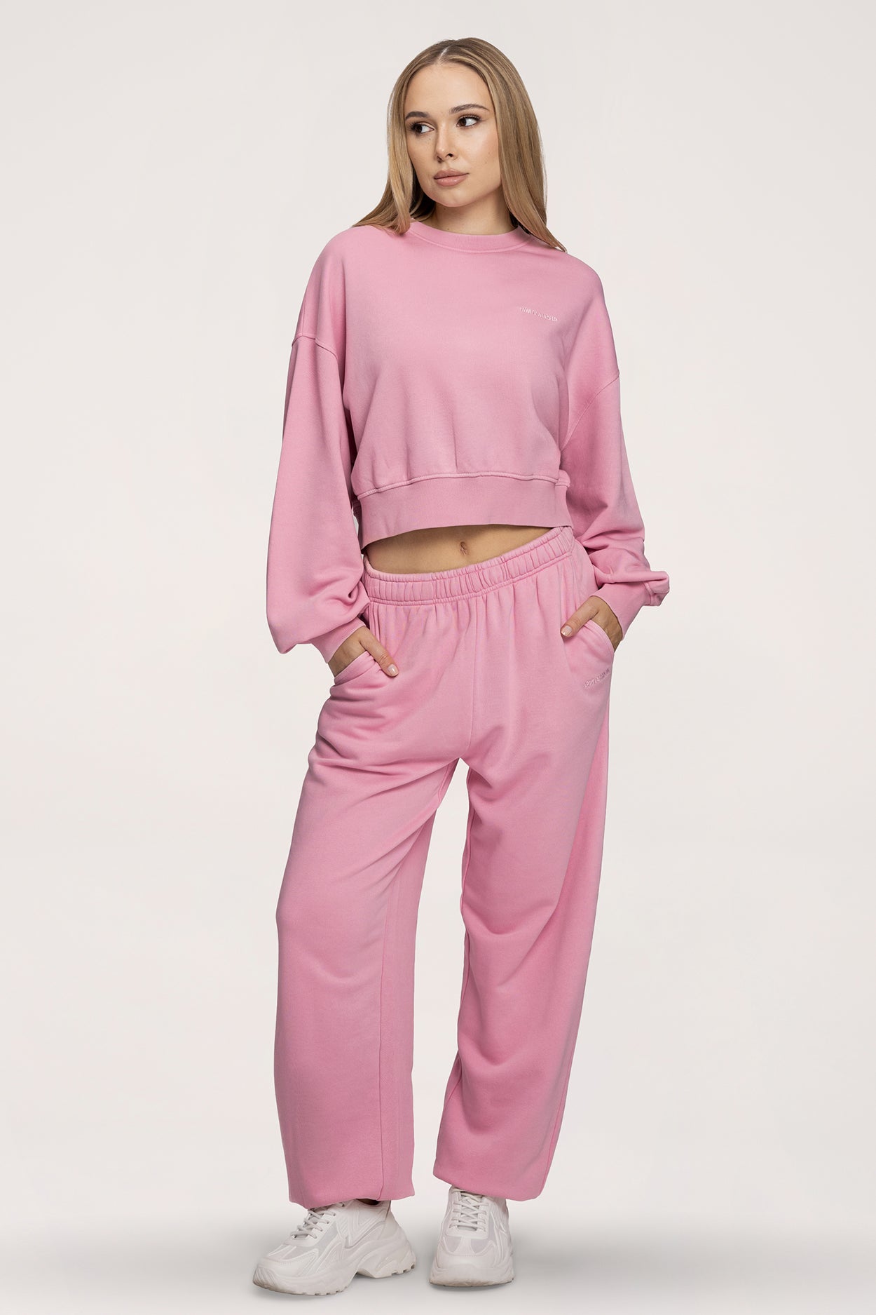 Спортен панталон с ластик Easy light pink