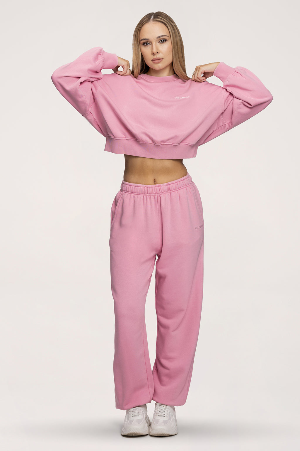 Спортен панталон с ластик Easy light pink