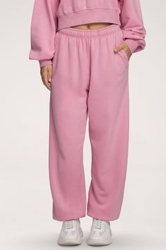 Спортен панталон с ластик Easy light pink