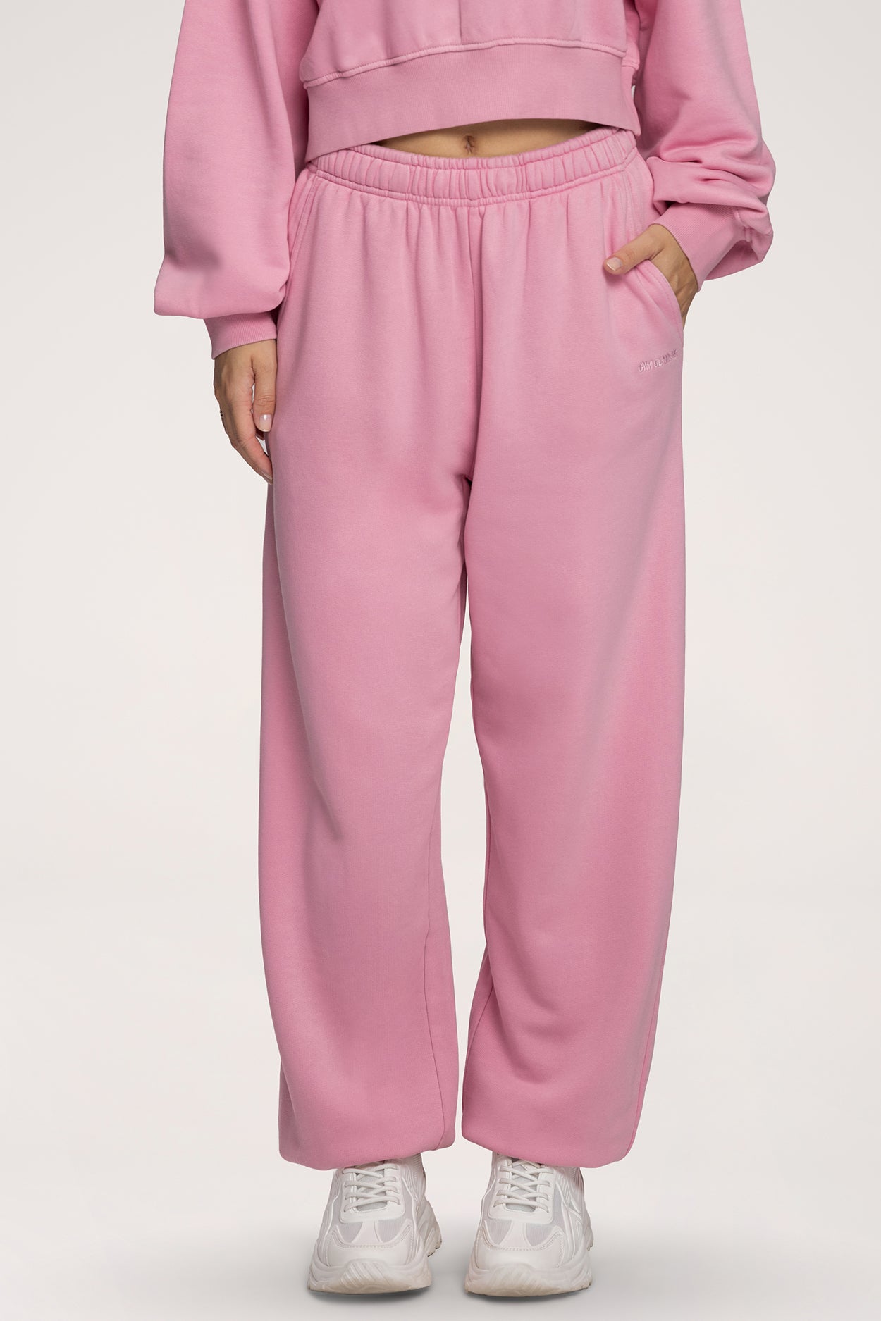 Спортен панталон с ластик Easy light pink