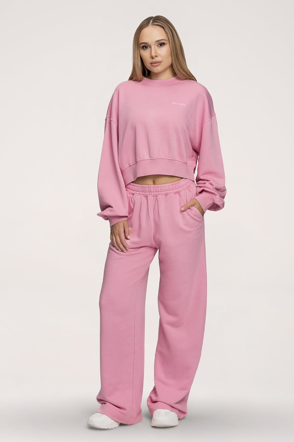 Спортен панталон с прав крачол Easy light pink