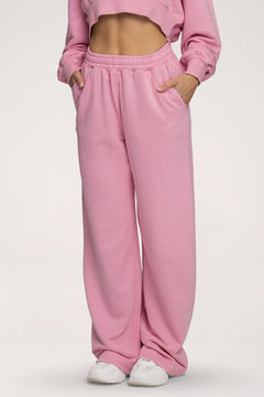 Спортен панталон с прав крачол Easy light pink