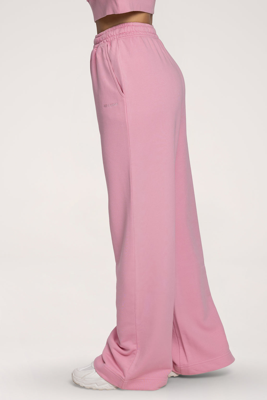 Спортен панталон с прав крачол Easy light pink