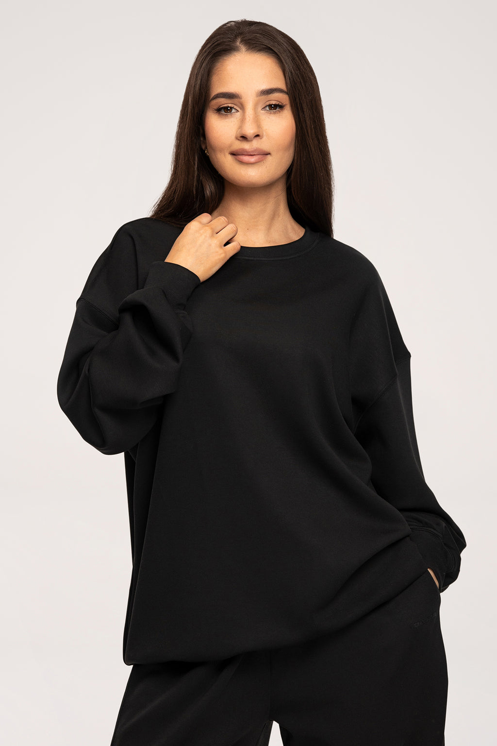 Блуза Oversize UN1FORM black