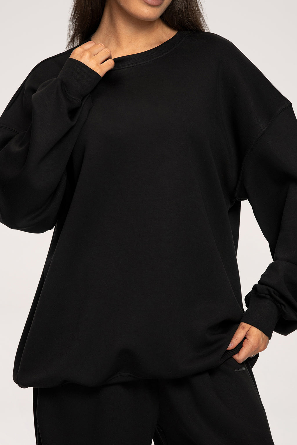 Блуза Oversize UN1FORM black