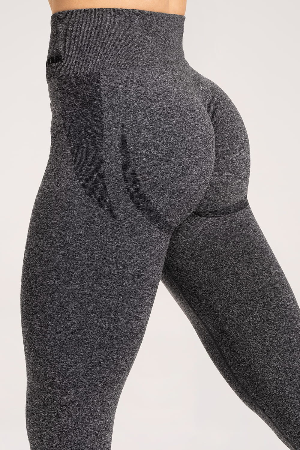 Leginsy melange dark grey