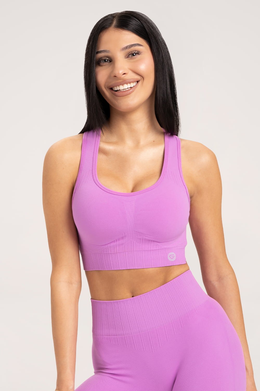 Biustonosz push up pink