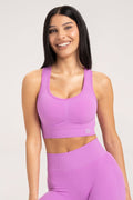 Biustonosz push up pink