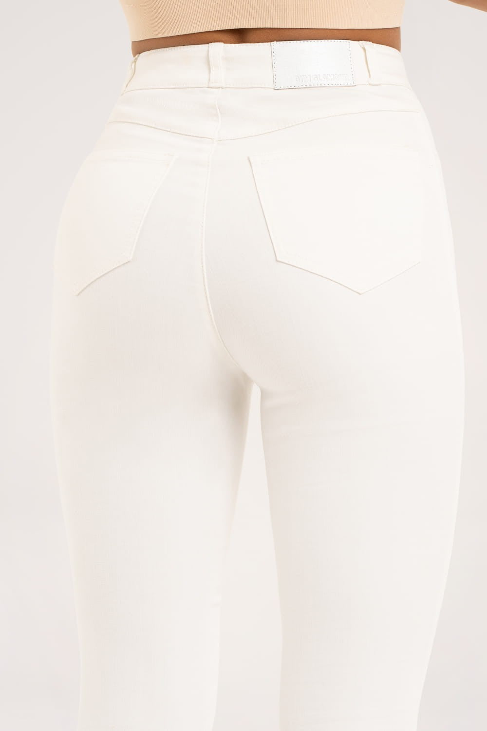 Jeansy skinny off white