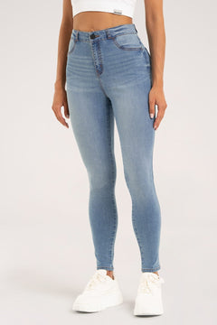 Дънки skinny light blue