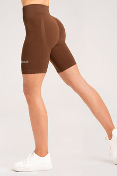 Biker shorts push up chocolate