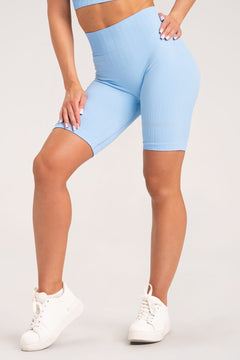 Biker Shorts push up baby blue