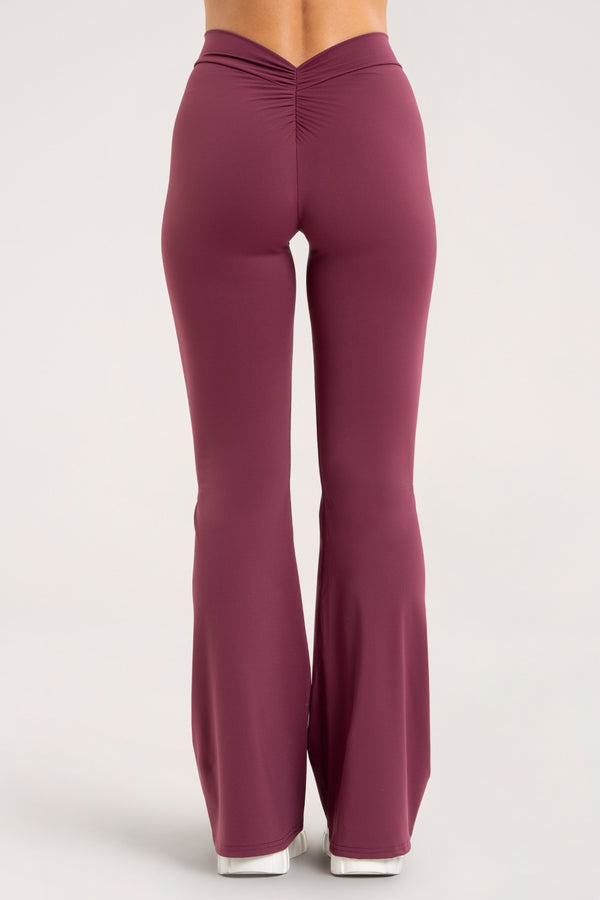 Клоширано спортно долнище deep glow burgundy