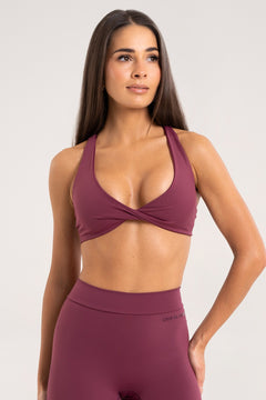 Спортен сутиен twist glow burgundy