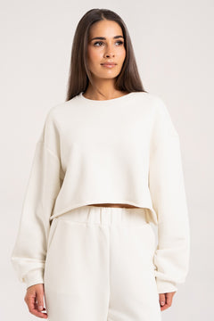 Суитшърт signature off white