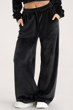 Спортно долнище Velour black
