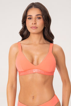 Горнище на бански костюм Move triangle sport coral