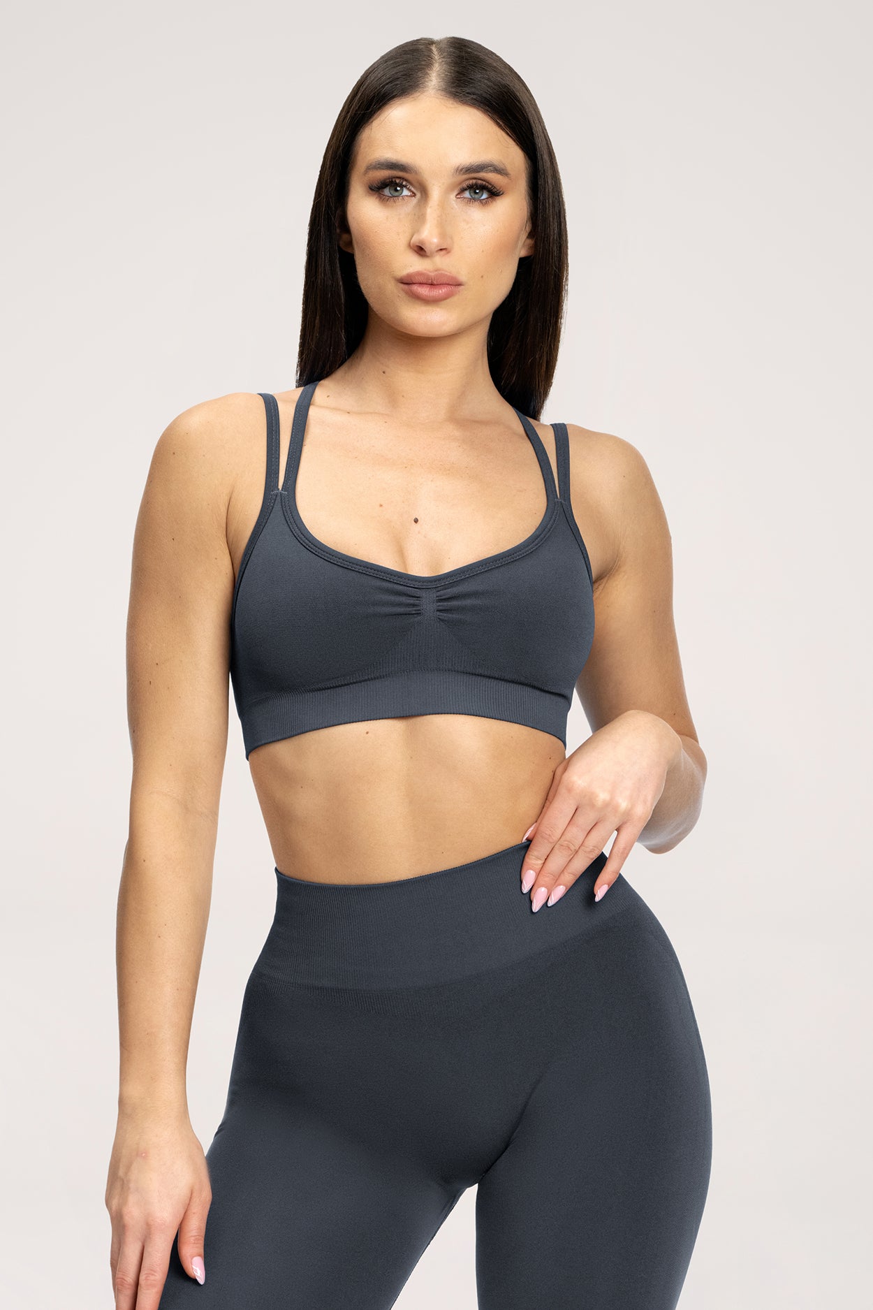 Сутиен Fake BBL anthracite
