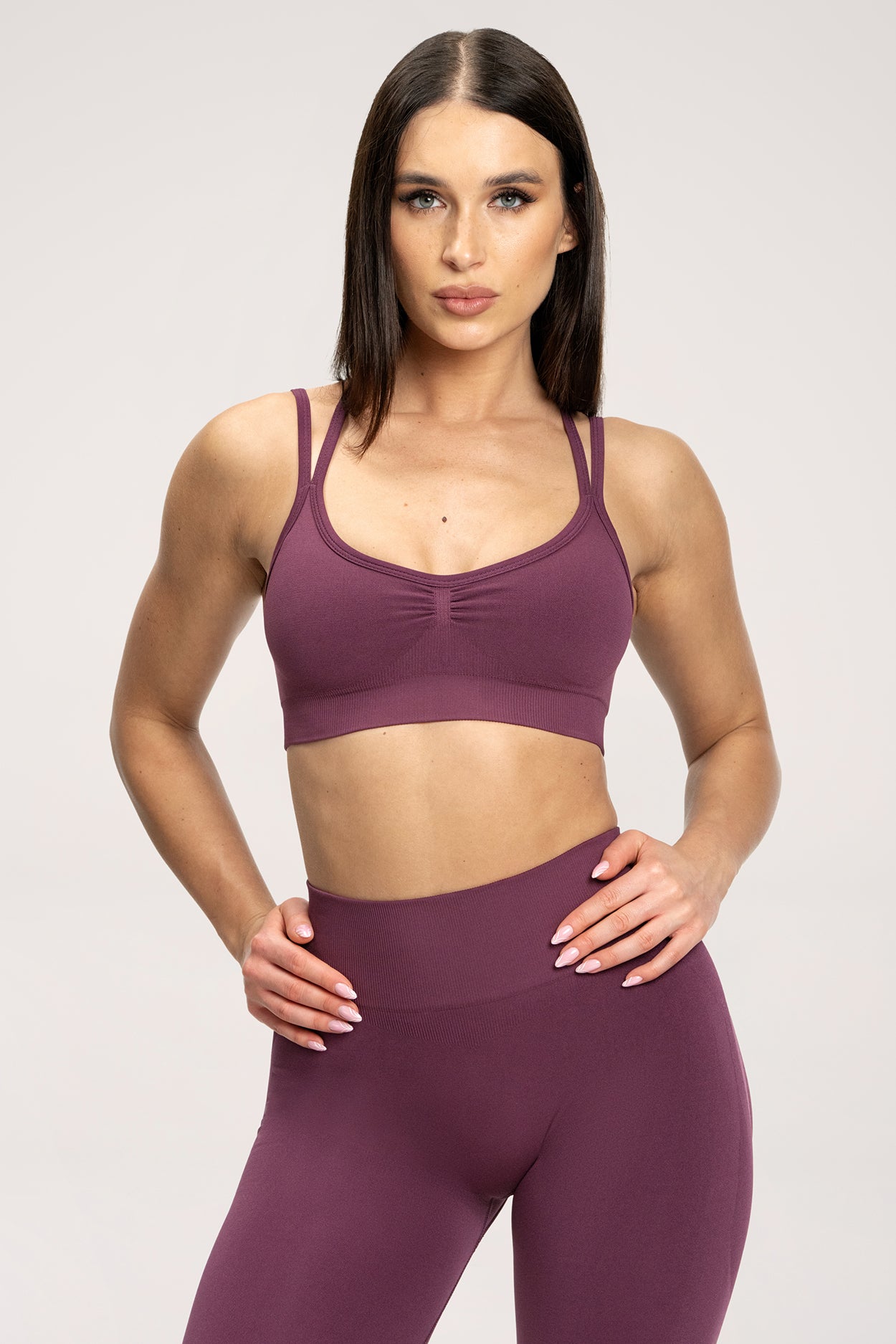 Сутиен Fake BBL maroon