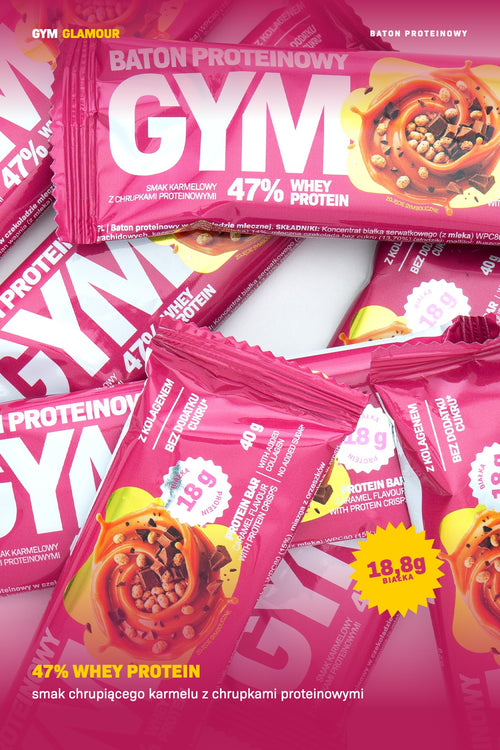 Протеинов бар GYM – Хрупкав карамел