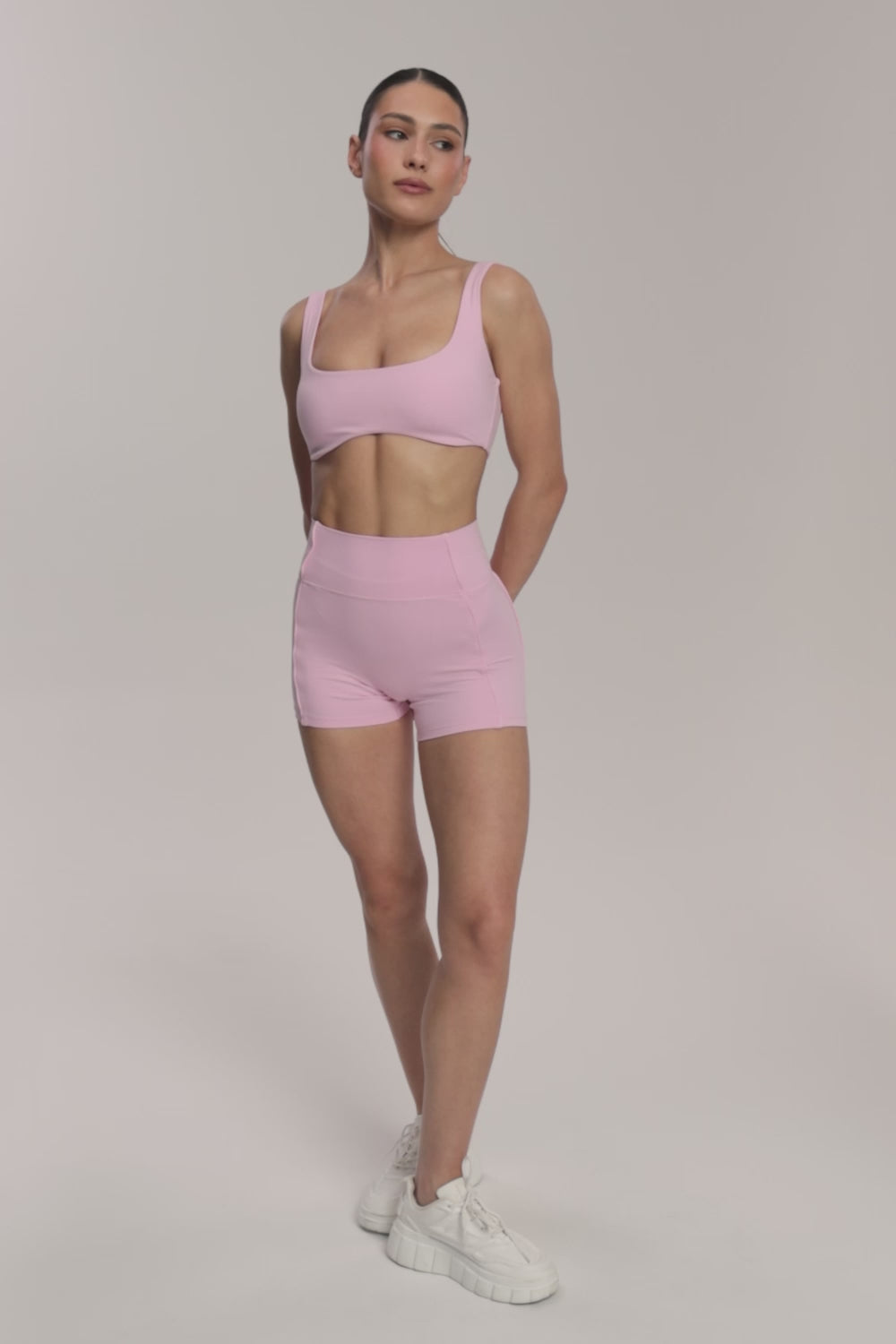 Къси панталони pilates era pink