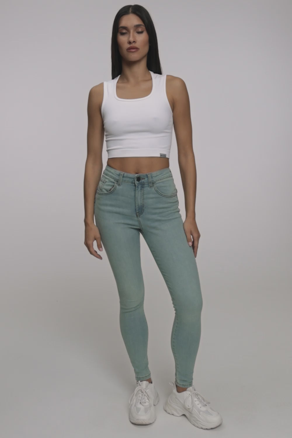 Дънки skinny perfect slim light blue